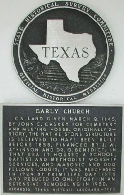 Early Church Marker. Click for full size. Early Church Marker image. Click for full size.