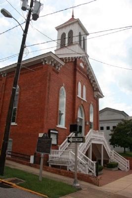 Dexter Avenue King Memorial Baptist Church & Marker. Click for full size. Dexter Avenue King Memorial Baptist Church & Marker image. Click for full size.