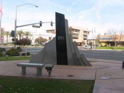 Rear View of the Kern County Vietnam War Memorial image. Click for full size.