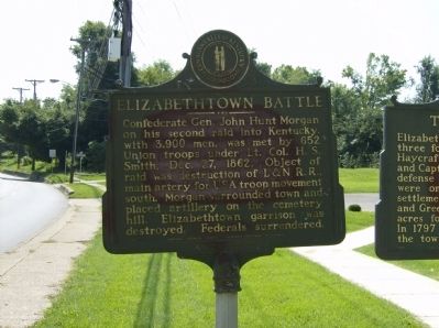 Elizabethtown Battle Marker image. Click for full size.