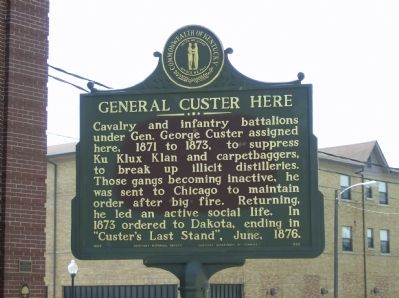 General Custer Here Marker image. Click for full size.
