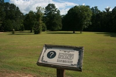 Site of Alabama's First Statehouse 1820-1825 image. Click for full size.