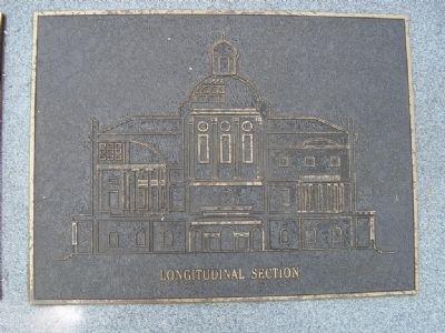 Relief View of the Alabama's Second Statehouse.. Click for full size. Relief View of the Alabama's Second Statehouse. image. Click for full size.