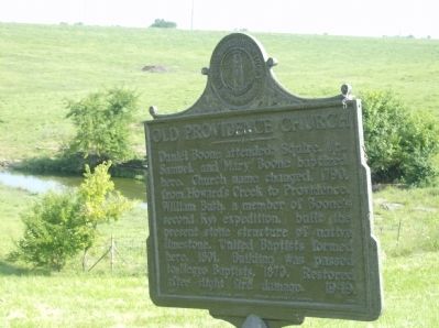 Old Providence Church Marker. Click for full size. Old Providence Church Marker image. Click for full size.