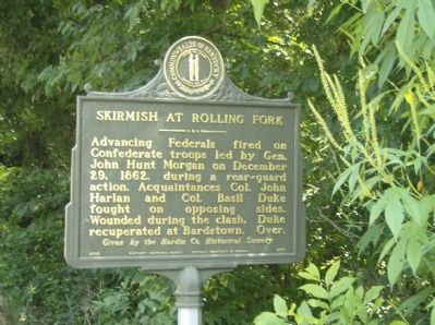 Skirmish at Rolling Fork Marker image. Click for full size.
