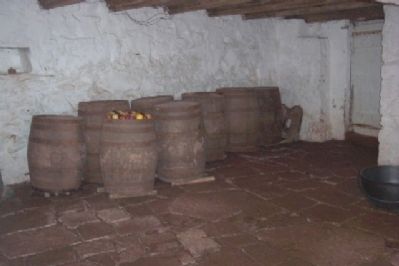 Daniel Boone Homestead Cellar image. Click for full size.