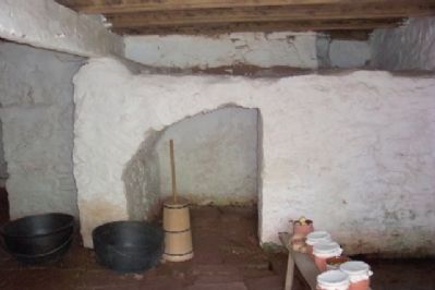 Daniel Boone Homestead Cellar image. Click for full size.