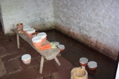 Daniel Boone Homestead Cellar image. Click for full size.