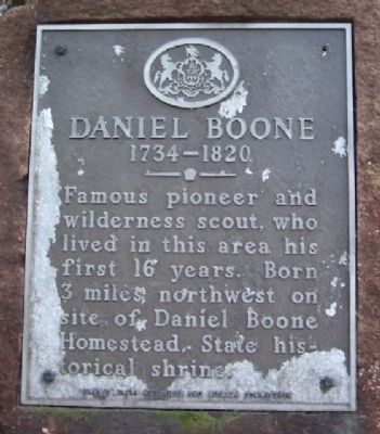 Daniel Boone Marker image. Click for full size.