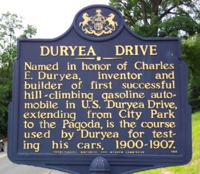 Duryea Drive Marker image. Click for full size.