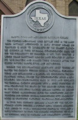 Saints Cyril and Methodius Catholic Church Marker. Click for full size. Saints Cyril and Methodius Catholic Church Marker image. Click for full size.
