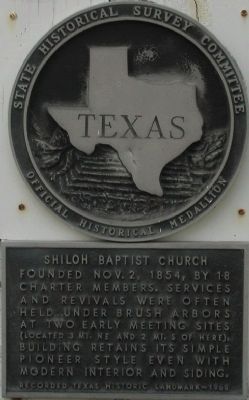 Shiloh Baptist Church Marker image. Click for full size.