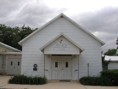 Shiloh Baptist Church Marker image. Click for full size.