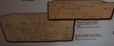 Receipt for Dental Work and Medicine. Click for full size. Receipt for Dental Work and Medicine image. Click for full size.