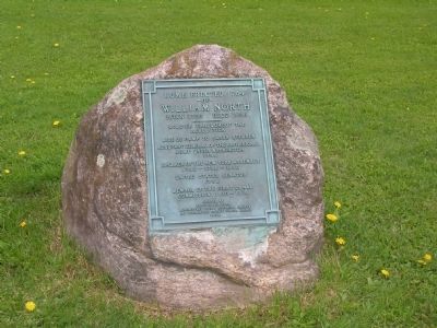Home of William North Marker. Click for full size. Home of William North Marker image. Click for full size.