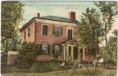 "Gen'l William North House". Click for full size. "Gen'l William North House" image. Click for full size.