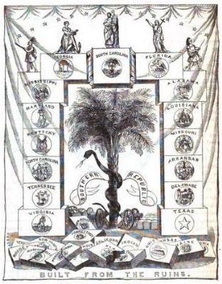Secession Banner of the South Carolina Convention image. Click for full size.