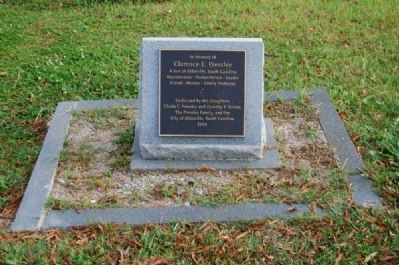 Clarence E. Pressley Marker. Click for full size. Clarence E. Pressley Marker image. Click for full size.