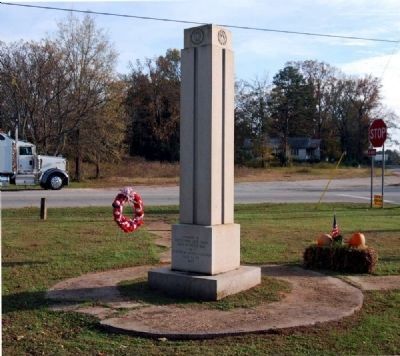 Calhoun Falls World War I and II Veterans Monument - North Side. Click for full size. Calhoun Falls World War I and II Veterans Monument - North Side image. Click for full size.