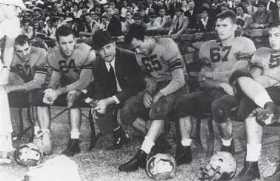 Frank Howard with His Team<br>Head Coach from 1940 to 1969 image. Click for full size.