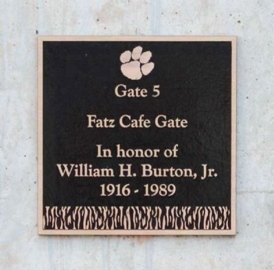 Fatz Cafe Gate -<br>Memorial Stadium Gate 5. Click for full size. Fatz Cafe Gate -<br>Memorial Stadium Gate 5 image. Click for full size.