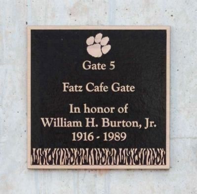 Fatz Cafe Gate -<br>Memorial Stadium Gate 5 image. Click for full size.
