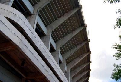 Memorial Stadium ("Death Valley") -<br>Underneath the North Stands. Click for full size. Memorial Stadium ("Death Valley") -<br>Underneath the North Stands image. Click for full size.