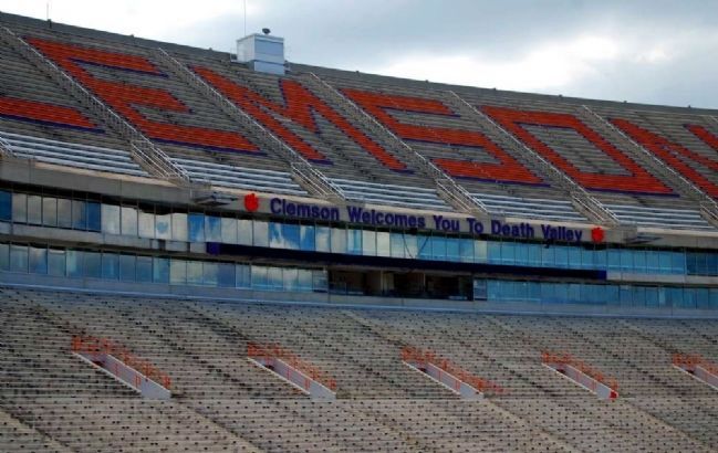 Memorial Stadium ("Death Valley") -<br>South Stands. Click for full size. Memorial Stadium ("Death Valley") -<br>South Stands image. Click for full size.