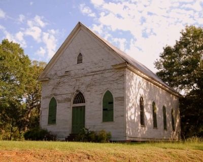 Mt. Carmel Presbyterian Chruch -<br>Located South of Fort Charlotte Marker image. Click for full size.