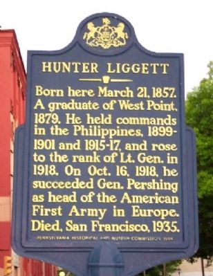 Hunter Liggett Marker image. Click for full size.