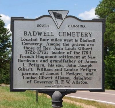 Badwell Cemetery Marker image. Click for full size.