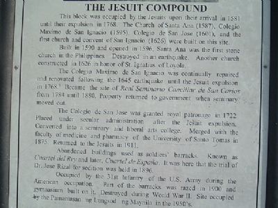 The Jesuit Compound Marker. Click for full size. The Jesuit Compound Marker image. Click for full size.