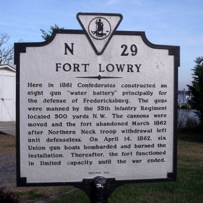 Fort Lowry Marker image. Click for full size.