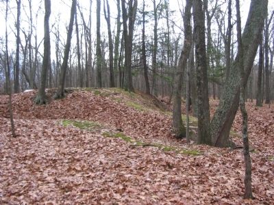 One of the Traverses of the Redoubt. Click for full size. One of the Traverses of the Redoubt image. Click for full size.