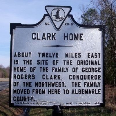 Clark Home Marker image. Click for full size.