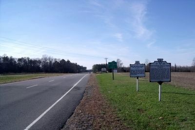 Richmond Tappahannock Highway (facing west). Click for full size. Richmond Tappahannock Highway (facing west) image. Click for full size.