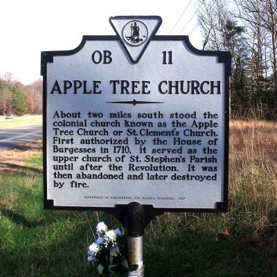 Apple Tree Church Marker image. Click for full size.