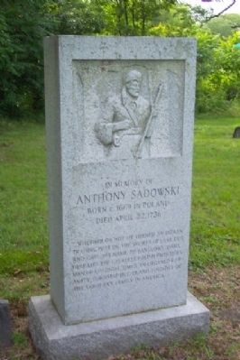 Anthony Sadowski Tercentary Memorial image. Click for full size.