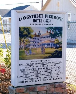 Sign at The Historic Piedmont Hotel image. Click for full size.