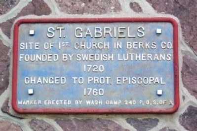 St. Gabriels Church Marker image. Click for full size.