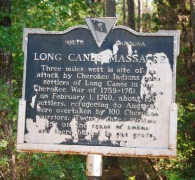 Long Canes Massacre Marker image. Click for full size.