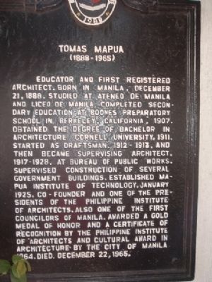 Tomas Mapu Marker image. Click for full size.