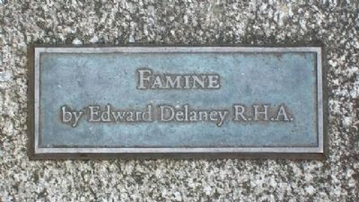 Theobald Wolfe Tone Memorial "Famine" Marker. Click for full size. Theobald Wolfe Tone Memorial "Famine" Marker image. Click for full size.