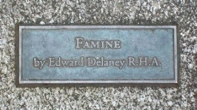 Theobald Wolfe Tone Memorial "Famine" Marker image. Click for full size.