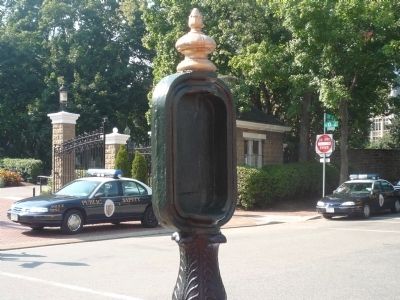 "Art on Call" - Restored Police Call Box in Georgetown image. Click for full size.