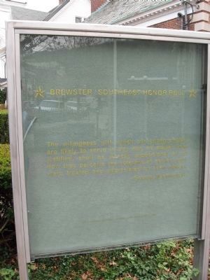 Brewster Veterans Memorial. Click for full size. Brewster Veterans Memorial image. Click for full size.