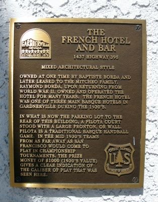The French Hotel and Bar Marker image. Click for full size.