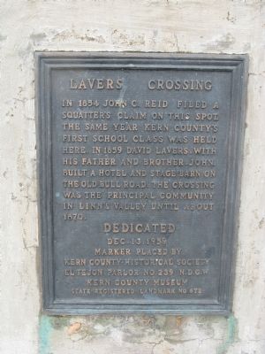Lavers Crossing Marker image. Click for full size.