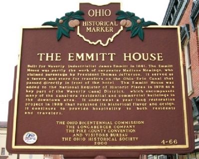 The Emmitt House Marker (Side A) image. Click for full size.