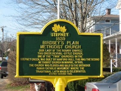 Birdsey’s Plain Methodist Church Marker. Click for full size. Birdsey’s Plain Methodist Church Marker image. Click for full size.